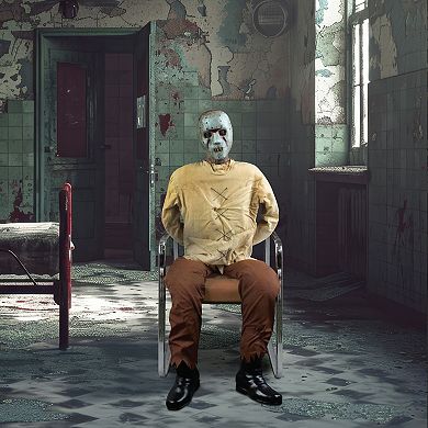 Haunted Hill Motion-Activated Thrashing Prisoner Halloween Animatronic Decoration by Tekky