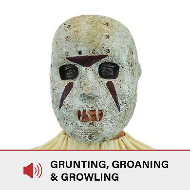 Haunted Hill Motion-Activated Thrashing Prisoner Halloween Animatronic Decoration by Tekky
