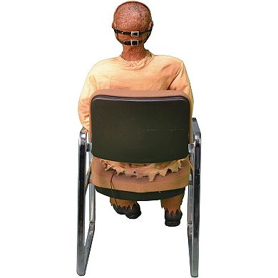 Haunted Hill Motion-Activated Thrashing Prisoner Halloween Animatronic Decoration by Tekky