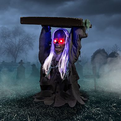 Haunted Hill Tombstone Lifter by Tekky, Premium Halloween Animatronic