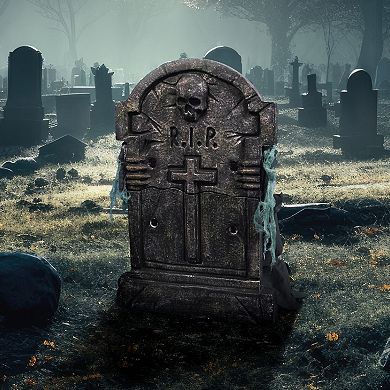 Haunted Hill Tombstone Lifter by Tekky, Premium Halloween Animatronic