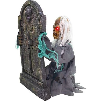 Haunted Hill Tombstone Lifter by Tekky, Premium Halloween Animatronic