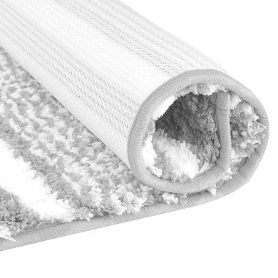 Bathroom Mat Extra Soft Absorbent Non Slip Microfiber Bath Rugs Floor Mat 16" X 24"