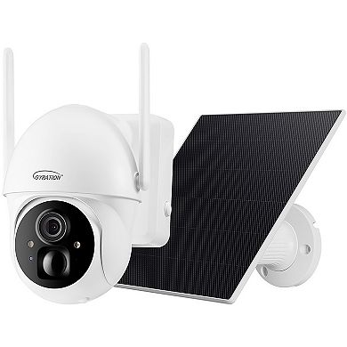ADESSO Gyration Cyberview 3020 3MP Smart WiFi Pan & Tilt Security Camera with Solar Panel