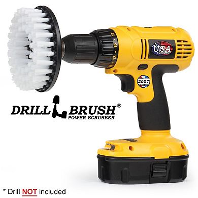 Softer Bristle Flat Scrub Brush - Interior Auto Cleaning - Wheel Cleaning - Glass