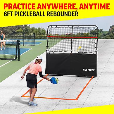 Net Playz 6 ft. Pickleball Rebounder Training Aid