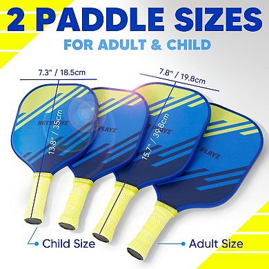Net Playz Pickleball Paddles Set