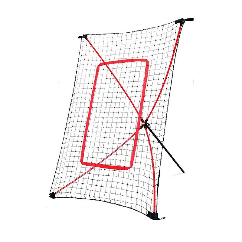 Net Playz Baseball Kids Training Net, Black Red
