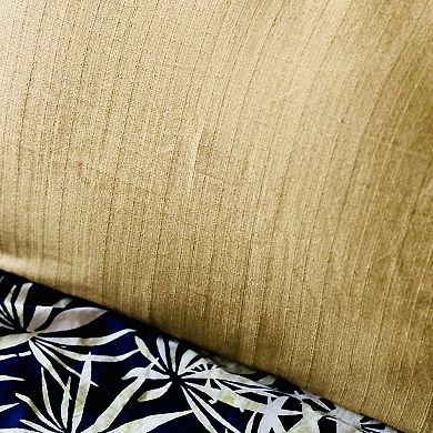 Etavonni Home Tropic Leaf Print Cotton Duvet Cover Set with Shams