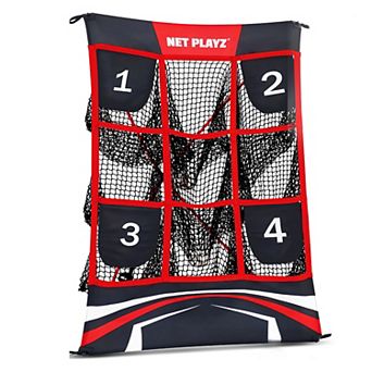 Net Playz Baseball Net 9 Strike Zone Pitching & Hitting Net Practice