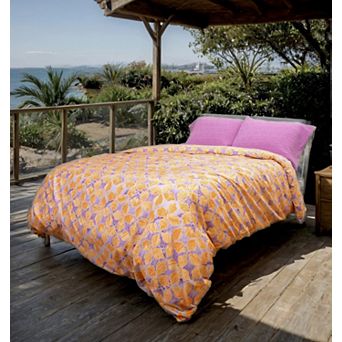 Etavonni Home Floral Tile Print Cotton Duvet Cover Set with Shams