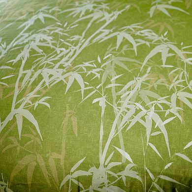 Etavonni Home Bamboo Forest Print Cotton Duvet Cover Set with Shams