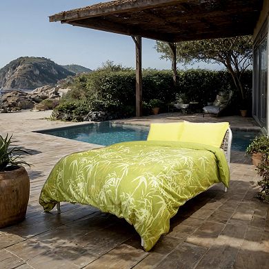 Etavonni Home Bamboo Forest Print Cotton Duvet Cover Set with Shams