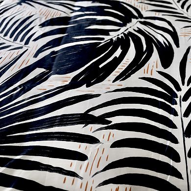 Etavonni Home Jani Tropical Print Cotton Duvet Cover Set with Shams