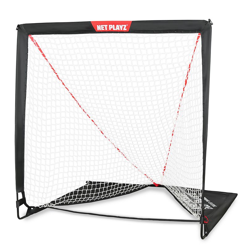 Net Playz Backyard Training Practice & Exercise Portable Lacrosse Net, Equipment & Gear, Black