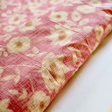 Etavonni Home Vintage Floral Scroll Print Duvet Cover Set with Shams