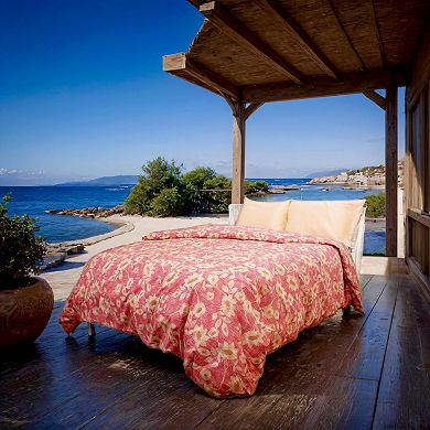 Etavonni Home Vintage Floral Scroll Print Duvet Cover Set with Shams