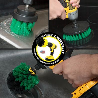 3 Piece Kitchen Cleaner - Oven And Stove Cleaning - Tile & Grout - Household Cleaning Accessories