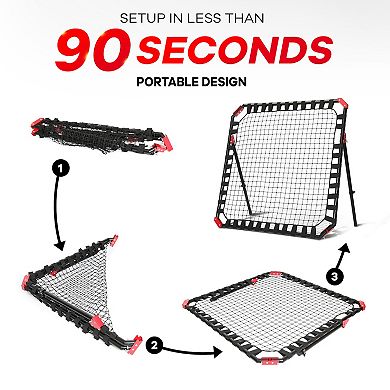 Net Playz Portable Soccer Rebound Net