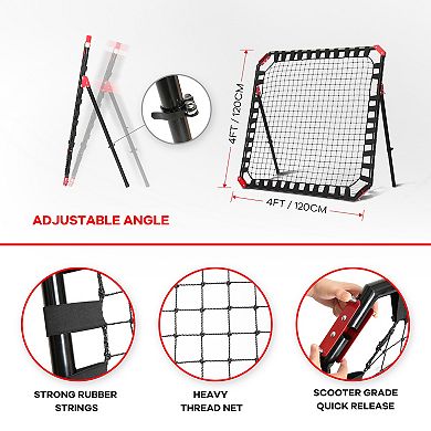 Net Playz Portable Soccer Rebound Net