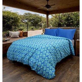 Etavonni Home Block Print Medallions Duvet Cover Set with Shams