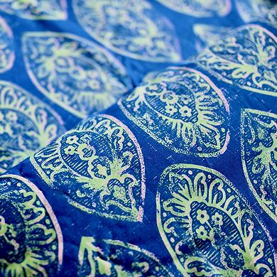 Etavonni Home Block Print Medallions Duvet Cover Set with Shams