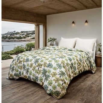 Etavonni Home Palm Bush Allover Print Duvet Cover Set with Shams