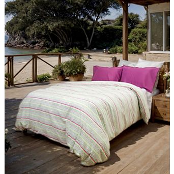 Etavonni Home Ditsy Striped Duvet Cover Set with Shams