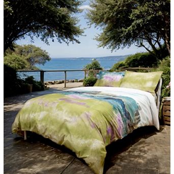 Etavonni Home Watercolor Landscape Duvet Cover Set with Shams