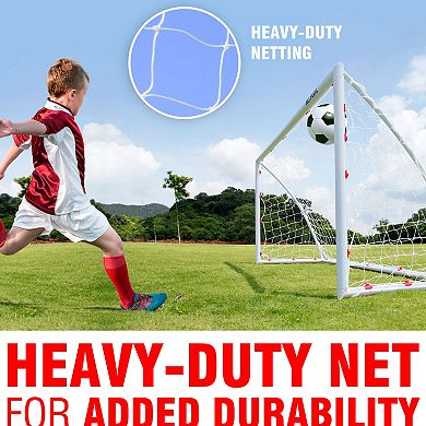 Net Playz Backyard Soccer High-Strength Goal Net, 8x4 Ft.