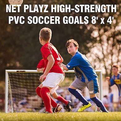 Net Playz Backyard Soccer High-Strength Goal Net, 8x4 Ft.
