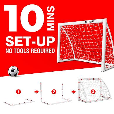 Net Playz Backyard Soccer High-Strength Goal Net, 4x3 Ft.