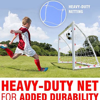 Net Playz Backyard Soccer High-Strength Goal Net, 4x3 Ft.