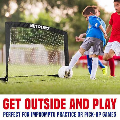 Net Playz 2-Piece Portable Soccer Net Set