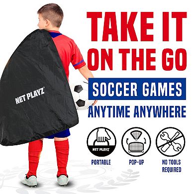 Net Playz 2-Piece Portable Soccer Net Set
