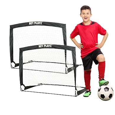 Net Playz 2-Piece Portable Soccer Net Set