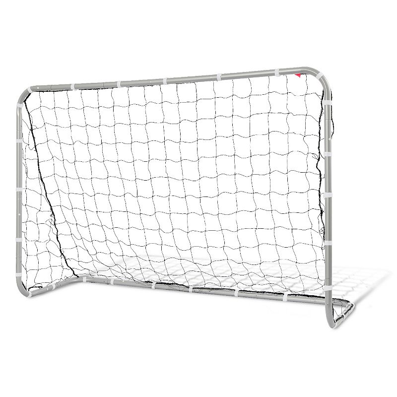 Net Playz Large Soccer Goal, Silver