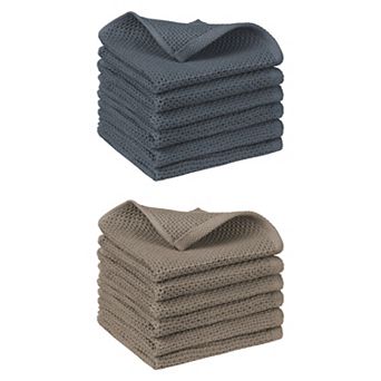Cotton Dish Cloths Waffle Weave Kitchen Towels