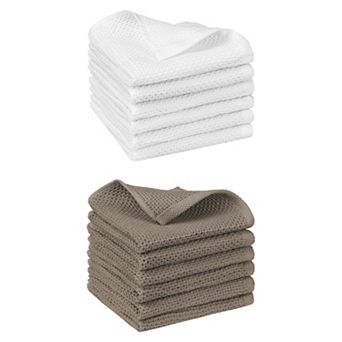 Cotton Dish Cloths Waffle Weave Kitchen Towels