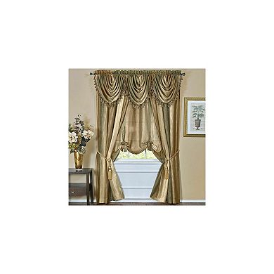 Goodgram Royal Ombre Crushed Semi Sheer 84 In. Long Curtain Panel Pair