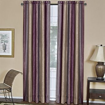 Goodgram Royal Ombre Crushed Semi Sheer 84 in Long Curtain Panel Pair
