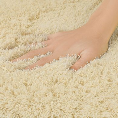 Absorbent Soft Thickness Shag Bathroom Mat Rugs For Bathroom Bathtub