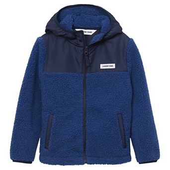 Boys 2-20 Lands' End Sherpa Fleece Hooded Jacket