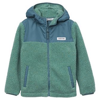 Boys 2-20 Lands' End Sherpa Fleece Hooded Jacket