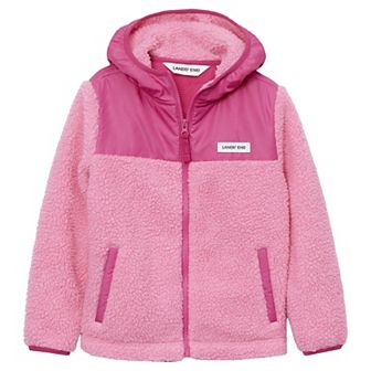 Boys 2-20 Lands' End Sherpa Fleece Hooded Jacket