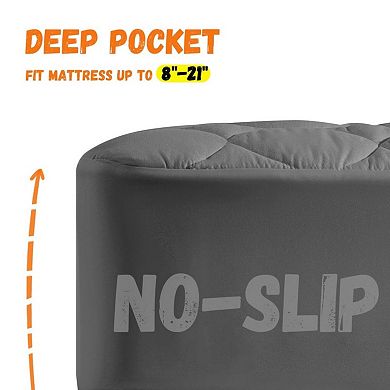 SERWALL Comfortable Soft Electric Heated Mattress Pad with Controller