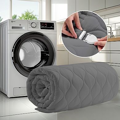 SERWALL Comfortable Soft Electric Heated Mattress Pad with Controller