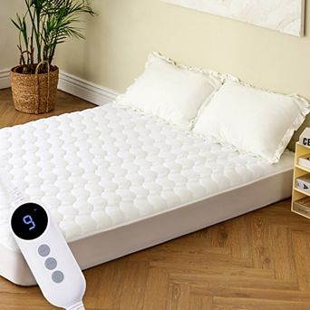 Comfortable Soft Electric Heated Mattress Pad with Controller