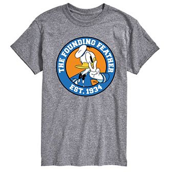 Disney's Donald Duck Big & Tall The Founding Feather Graphic Tee