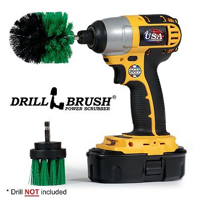 2 Piece Medium Stiffness Cleaning Brush Kit - Kitchen - Cabine - Counter - Linoleum